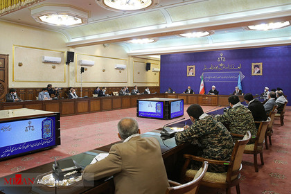 نشست رئیس دستگاه قضا با اعضای شورای فرماندهی و مسئولان مرکز مقاومت بسیج قوه قضاییه
