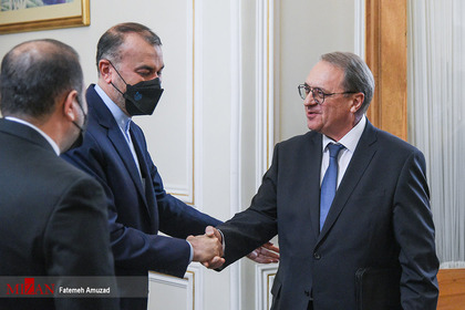 دیدار وزیر امور خارجه با معاون وزیر خارجه روسیه
