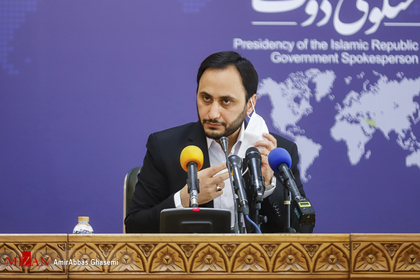 اولین نشست خبری علی بهادری جهرمی سخنگوی دولت سیزدهم