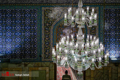 شکوه معماری رواق الله وردی خان در حرم مطهر رضوی‎‎
