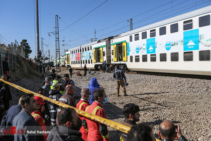 برخورد دو قطار مترو تهران ـ کرج
