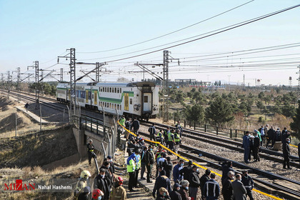 برخورد دو قطار مترو تهران ـ کرج
