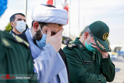 مراسم استقبال از پیکر مطهر شهدای گمنام دفاع مقدس - مشهد
