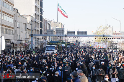 مراسم تشییع ۱۵۰ شهید دفاع مقدس در تهران
