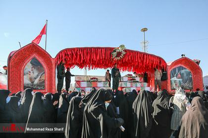 مراسم تشییع پیکر شهدای دفاع مقدس - اصفهان
