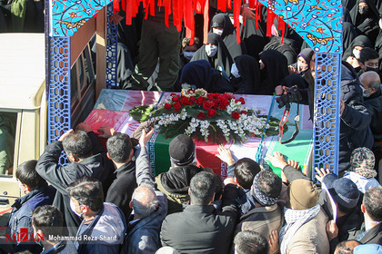 مراسم تشییع پیکر شهدای دفاع مقدس - اصفهان