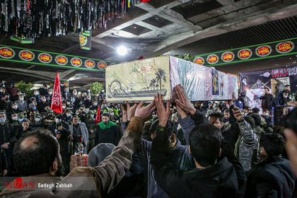 مراسم تشییع پیکر شهدای دفاع مقدس - مشهد