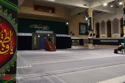 آخرین شب مراسم عزاداری حضرت زهرا (سلام‌الله‌علیها) در حسینیه امام خمینی