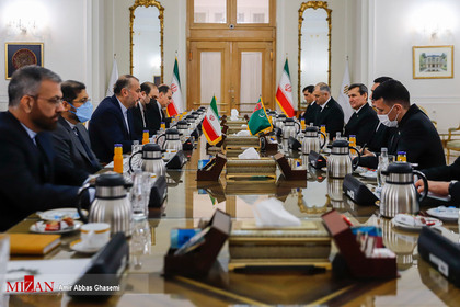 دیدار معاون رئیس جمهور ترکمنستان با وزیر امور خارجه
