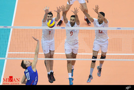 سومين دیدار والیبال ایران و روسیه در لیگ جهانی 2015