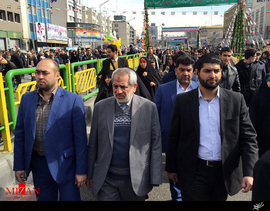 حضور جعفری دولت آبادی دادستان تهران در راهپیمایی شکوهمند سالگرد پیروزی انقلاب اسلامی