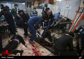 مجروحان انفجار تروریستی در زینبیه دمشق