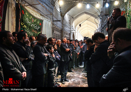 مراسم عزاداری سالروز شهادت حضرت زهرا(س) در بازار اصفهان 
