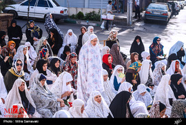 اقامه نماز عید سعید فطر در میدان کاج تهران