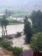 جاری شدن سیل در سواد کوه و کیاسر استان مازندران 