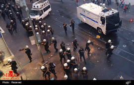 درگیری پلیس ترکیه با معترضان کرد