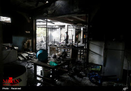 آتش سوزی یک مدرسه در تایلند