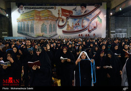 مراسم احیا شب بیست و سوم در مصلی امام خمینی در اهواز