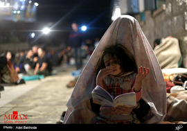 مراسم احیای شب بیست و سوم ماه رمضان در میدان میشان در همدان