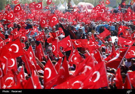 تجمع مردم ترکیه برای حمایت از دولت