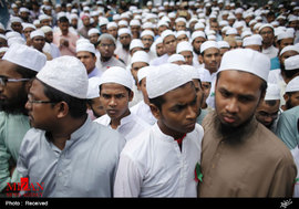 تظاهرات علیه حملات تروریستی پس از نماز جمعه در بنگلادش