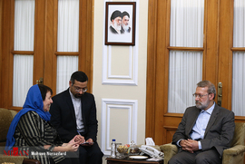 دیدار سفیر هلند با علی لاریجانی رییس مجلس شورای اسلامی‎