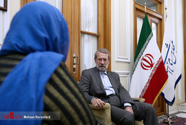 دیدار سفیر هلند با علی لاریجانی رییس مجلس شورای اسلامی‎