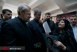حضور رئیس مجلس شورای اسلامی در گلزار شهدا