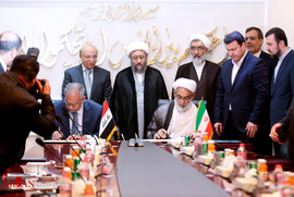 امضای تفاهم نامه همکاری میان دادستان کل کشورهای ایران و عراق