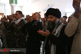 نشست فرماندهان ارشد حشد الشعبی در اتاق عملیات آزاذسازی نینوا‎
