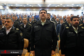 مراسم تودیع و معارفه رئیس پلیس راهنمایی و رانندگی تهران