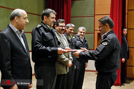 مراسم تودیع و معارفه رئیس پلیس راهنمایی و رانندگی تهران