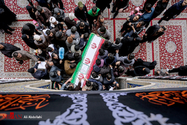 تشییع شهید مدافع حرم در روز اربعین حسینی - مشهد
