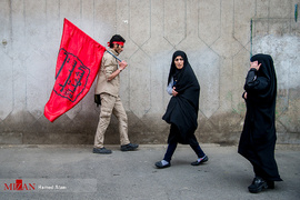 پیاده روی جاماندگان اربعین حسینی - شهر ری
