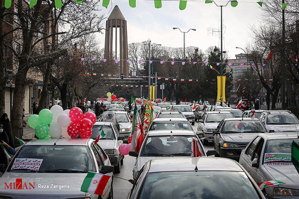 راهپیمایی یوم الله۲۲ بهمن در همدان 
