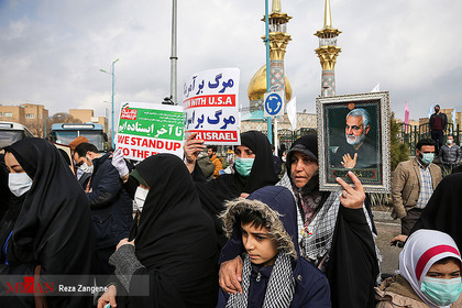 راهپیمایی یوم الله۲۲ بهمن در همدان 
