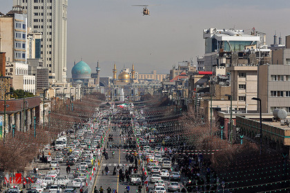 راهپیمایی یوم الله۲۲ بهمن در مشهد 
