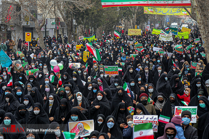 راهپیمایی یوم الله۲۲ بهمن در بجنورد 
