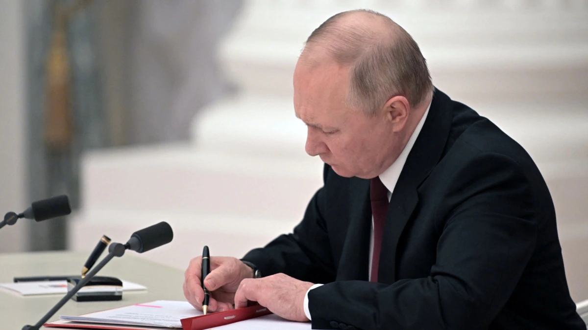 پوتین فرمان بسیج جزئی را امضا کرد