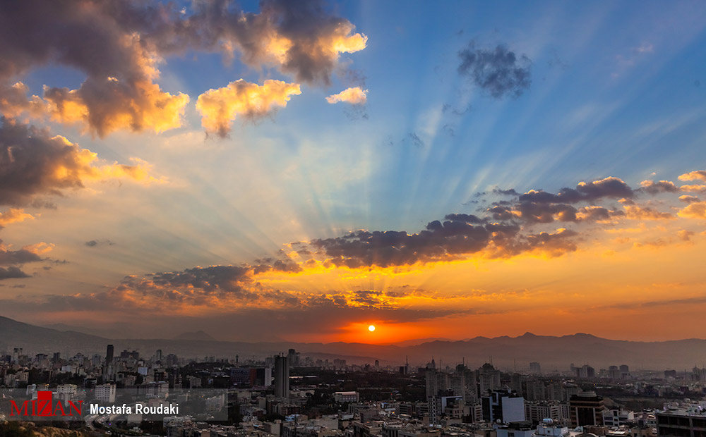 طلوع خورشید در تهران+ عکس - تلگرام آپ