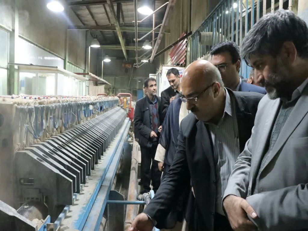 رئیس کل دادگستری آذربایجان غربی،از کارخانه قند میاندوآب بازدید کرد